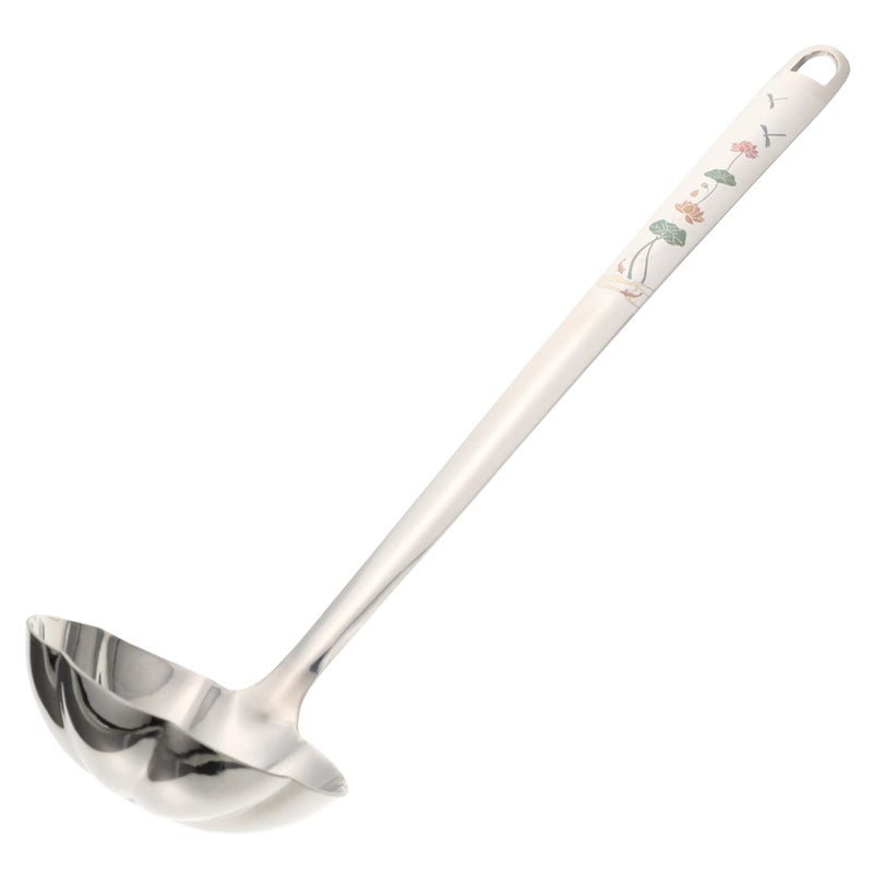 Stainless Steel Soup Ladle Large Serving Spoon Kitchen Tool Fine Finish - Image 2
