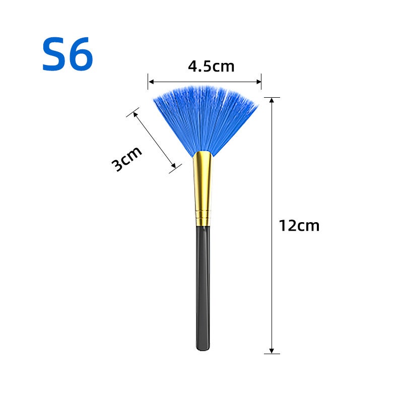 Digital Accessories Cleaning Brush Set S6 blue fan brush