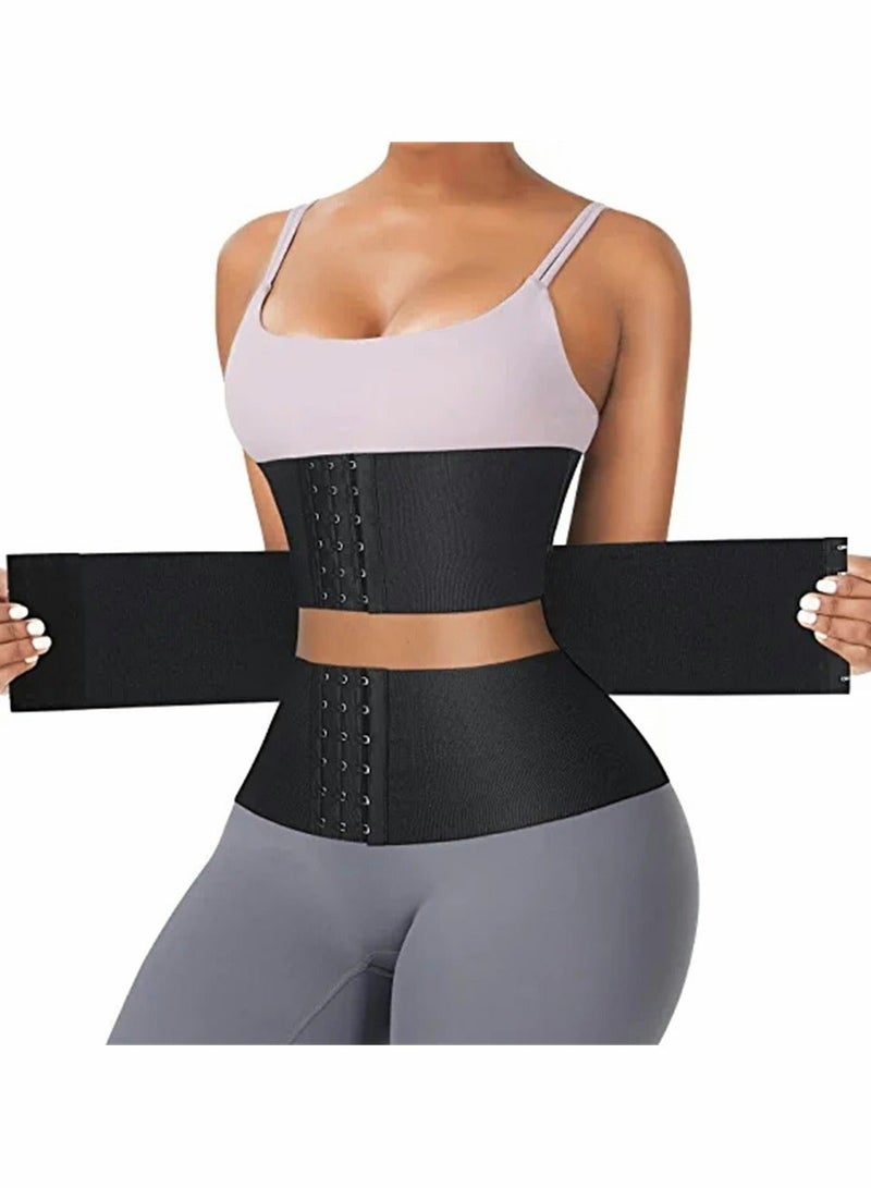 Women Waist Trainer, Shapewear Tummy Control Waist Cincher Slim Body Shaper Workout Girdle Underbust Corset, 3 Segmented Hourglass Underbust Body Shaper With 3 Steel Bones and Hook and Eye - Image 1