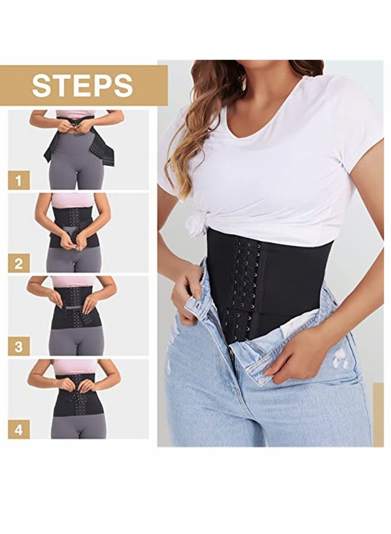 Women Waist Trainer, Shapewear Tummy Control Waist Cincher Slim Body Shaper Workout Girdle Underbust Corset, 3 Segmented Hourglass Underbust Body Shaper With 3 Steel Bones and Hook and Eye - Image 5