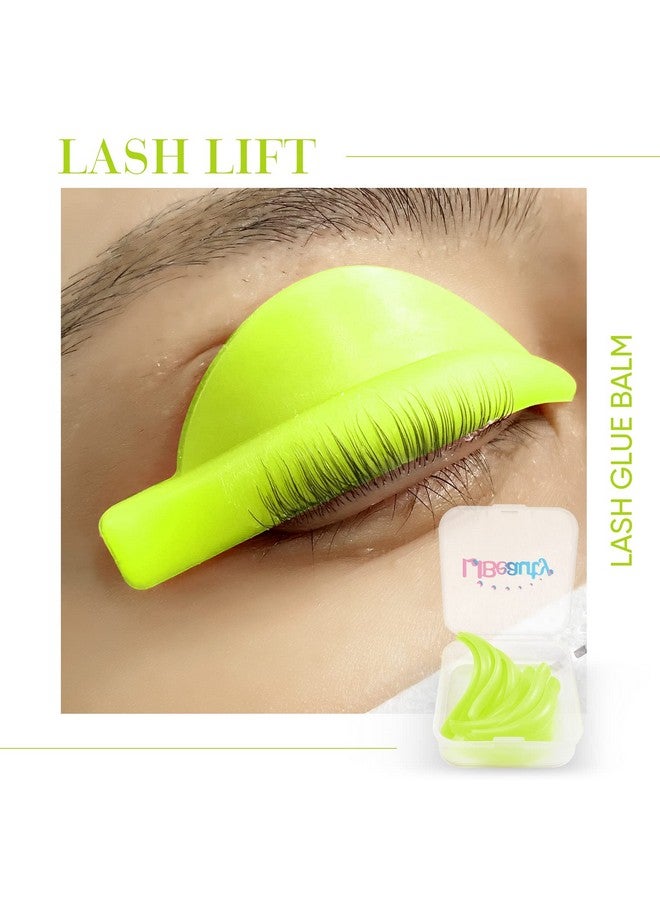 Libeauty Eyelash Lift Shield Lash Perm Pads 10 Pcs Reusable Eyelash Perming Curler Lower Eyelash Pads Lifting Rods - Image 3
