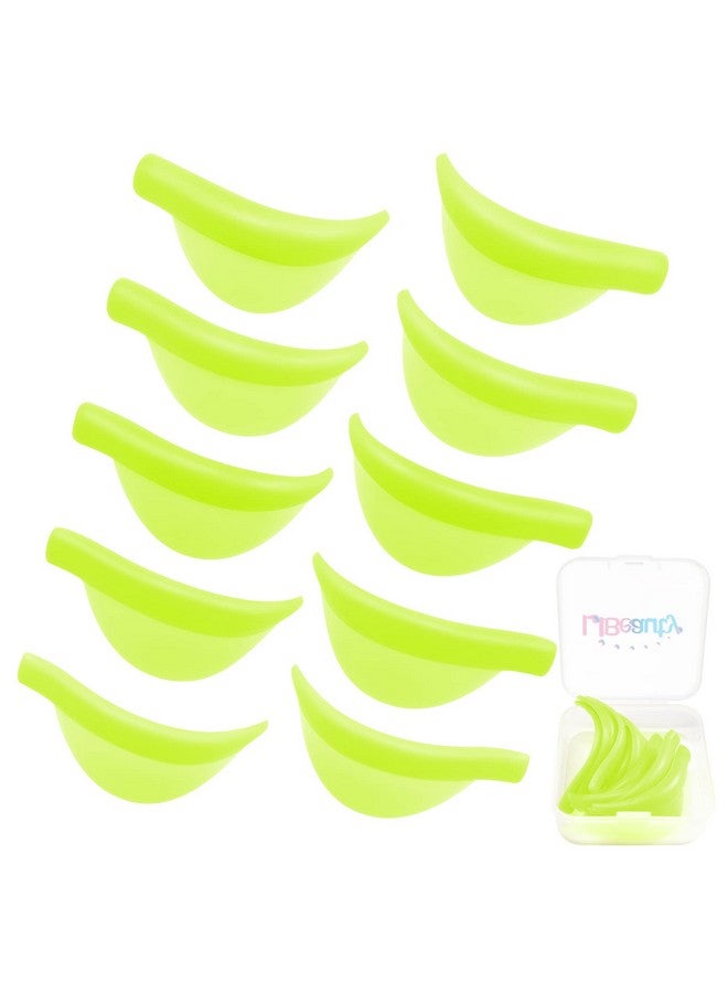 Libeauty Eyelash Lift Shield Lash Perm Pads 10 Pcs Reusable Eyelash Perming Curler Lower Eyelash Pads Lifting Rods - Image 1