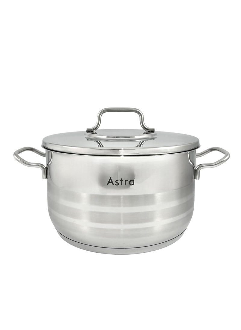 ASTRA Premium Stainless Steel Casserole 22x12 cm 4.6L – Versatile Cookware for Perfect Meals Every Time - pzsku/Z5E482E32F58BADA324E0Z/45/1741175911/c58156c2-12bc-4e89-8b17-d98e033c18df