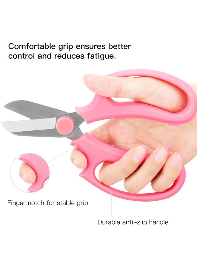 3 Pcs Garden Scissors Floral Shears,Premium Garden Pruning Shears for Plants Trimming and Fruit Picking Trimming - Image 3
