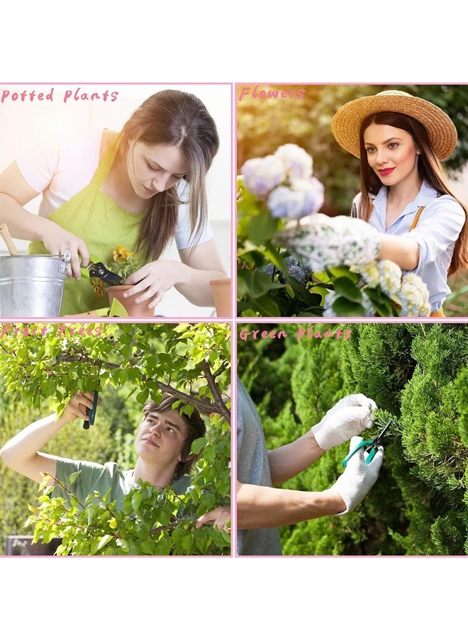 3 Pcs Garden Scissors Floral Shears,Premium Garden Pruning Shears for Plants Trimming and Fruit Picking Trimming - Image 5