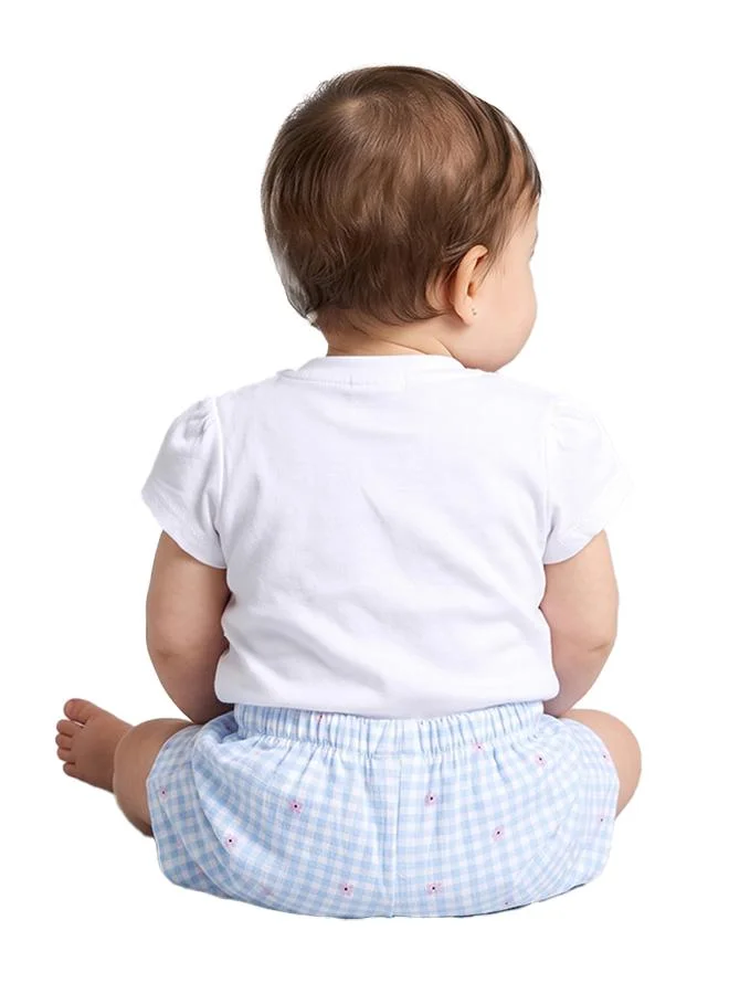 أطفال وأكثر Babies & More Newborn Girls Multicolor Short Set