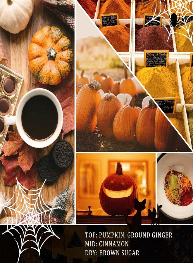 CHAMBERY Candle for Halloween, Pumpkin, White - Image 3