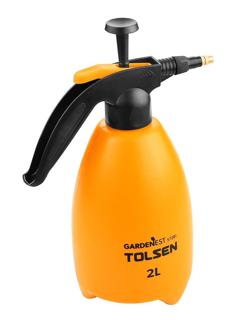 TOLSEN 2L Manual Pressure Garden Sprayer – Hand Pump Sprayer for Water, Pesticides & Fertilizers  - Image 1