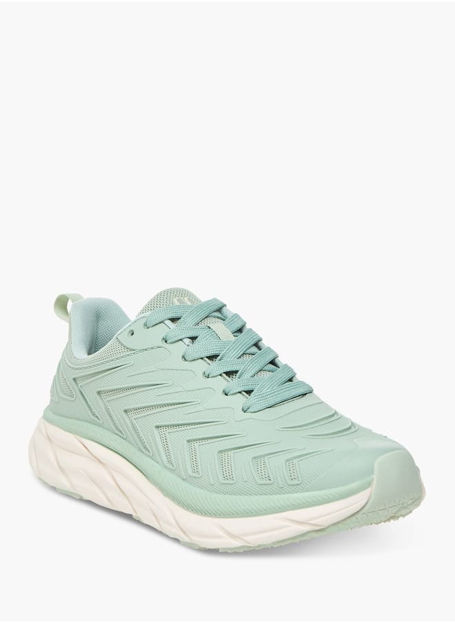 Kappa - Womens Panelled Lace-Up Sports Shoes with Pull Tab - Image 1