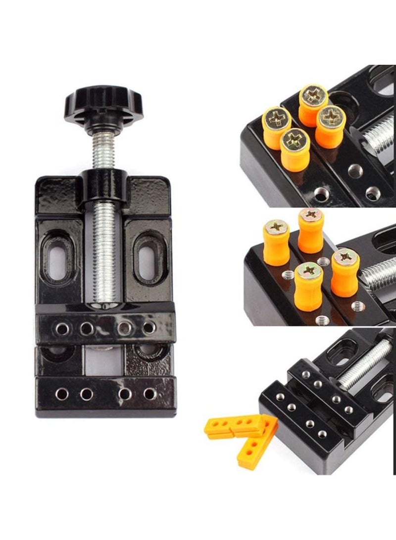 Universal Aluminum Alloy Walnut Nut Clip Mini Bench Vise Clamp Aluminum Alloy Walnut Nut Clip Jewelry Pincers Table Pliers Carving Fixed Tools by Other/ Cooking Utensils  - Image 3