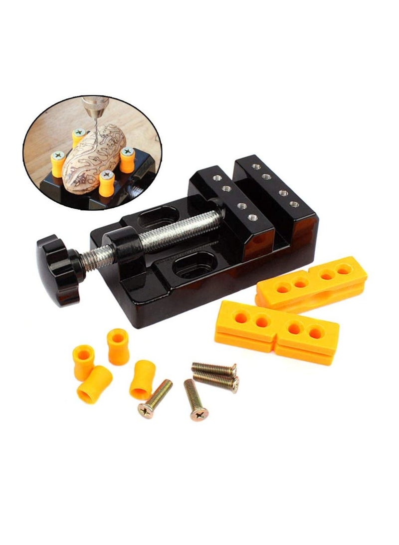 Universal Aluminum Alloy Walnut Nut Clip Mini Bench Vise Clamp Aluminum Alloy Walnut Nut Clip Jewelry Pincers Table Pliers Carving Fixed Tools by Other/ Cooking Utensils  - Image 1