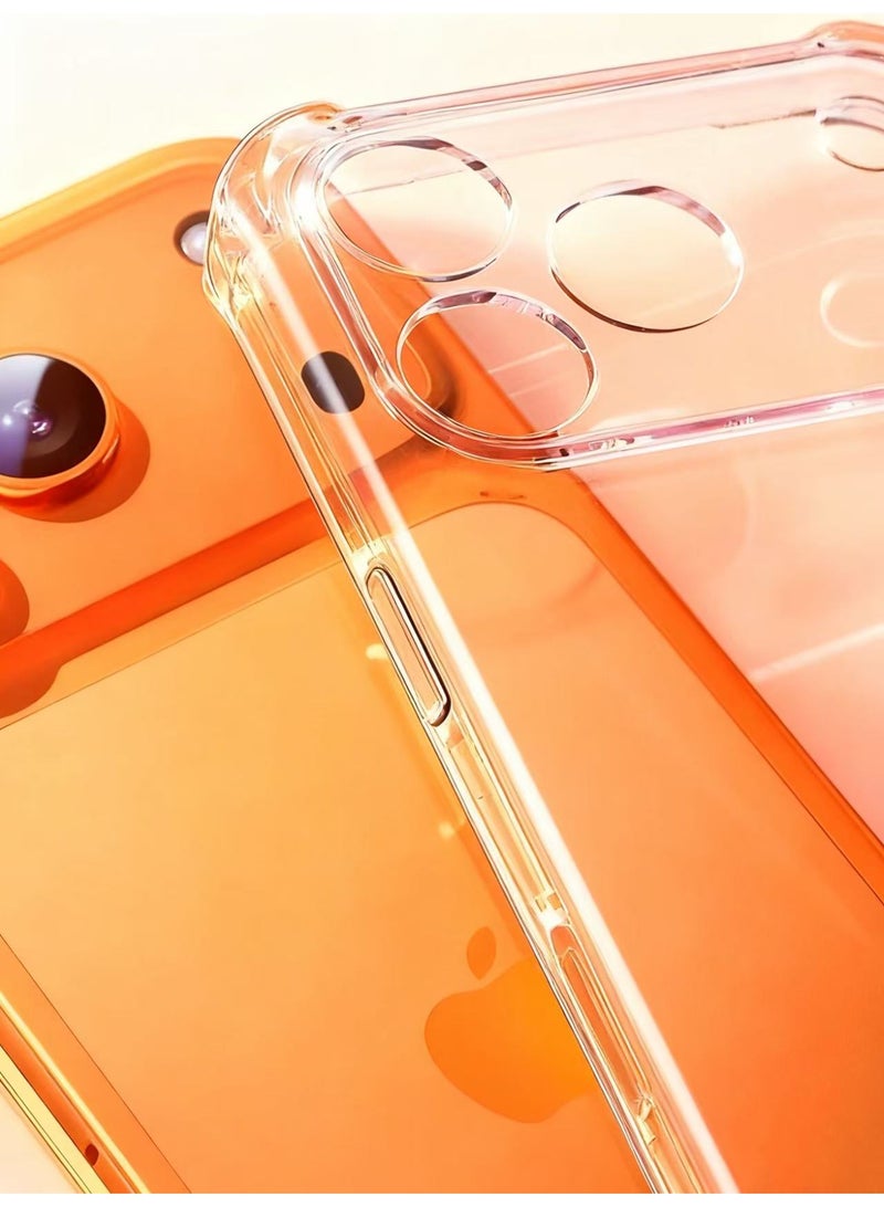 iPhone 17 Pro case, shatterproof, transparent, skin-friendly, cost-effective, ultra-thin, full-coverage soft shell - Image 2