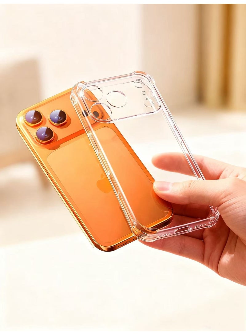 iPhone 17 Pro case, shatterproof, transparent, skin-friendly, cost-effective, ultra-thin, full-coverage soft shell - Image 4