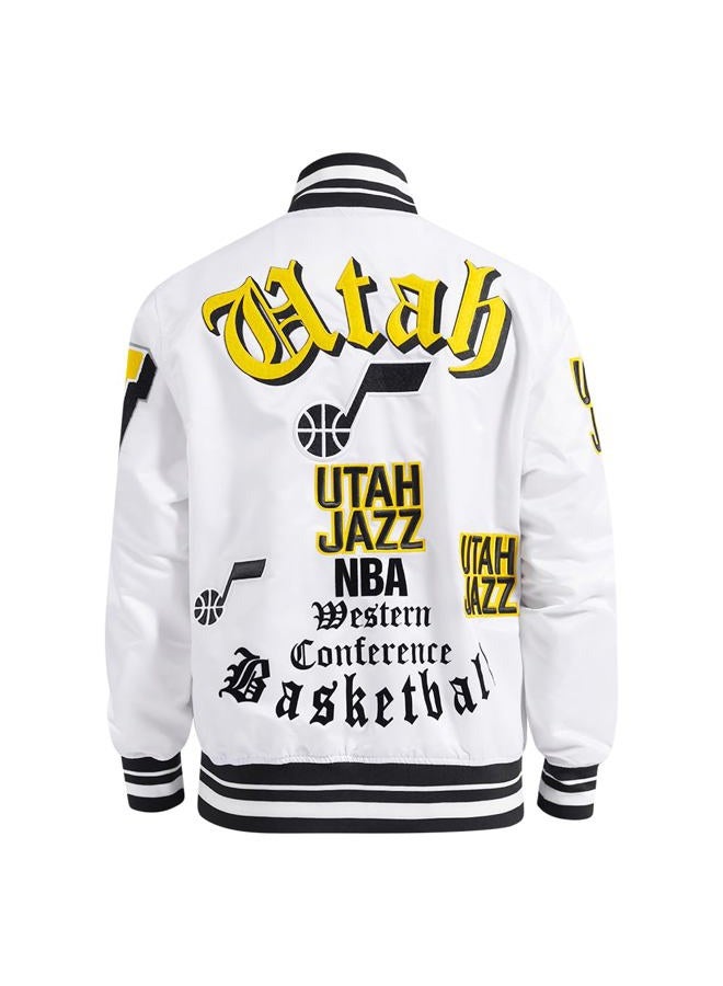 Pro Standard MENS NBA OLD ENGLISH SATIN SATIN JACKET - Image 3
