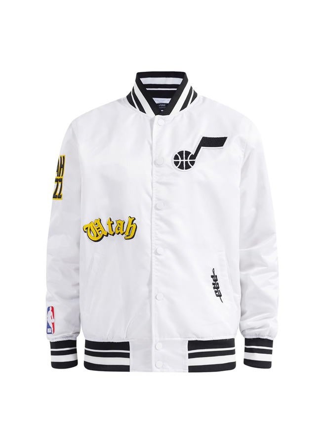 Pro Standard MENS NBA OLD ENGLISH SATIN SATIN JACKET - Image 1
