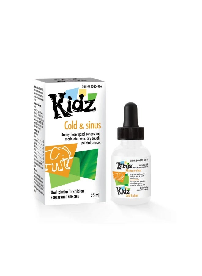 Les Zamis Cold & Sinus Oral Solution 25ml – Gentle Support for Cold & Sinus Symptoms