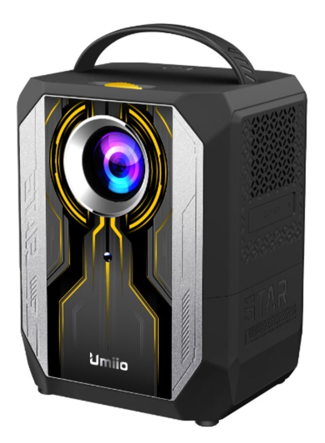 Umiio Umiio Q5 Mini Smart Projector | 1080P HD, 4K Input Support, WiFi 6 & Bluetooth 5.2, Portable Home Theater, 5000 Lumens  - Image 1