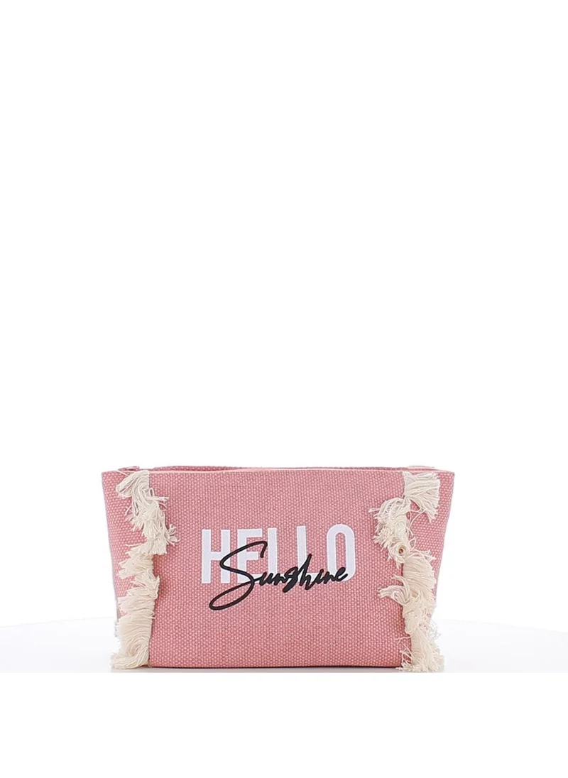 مارينا جالانتي Marina Galanti Lei Fabric Beauty Case - Coral