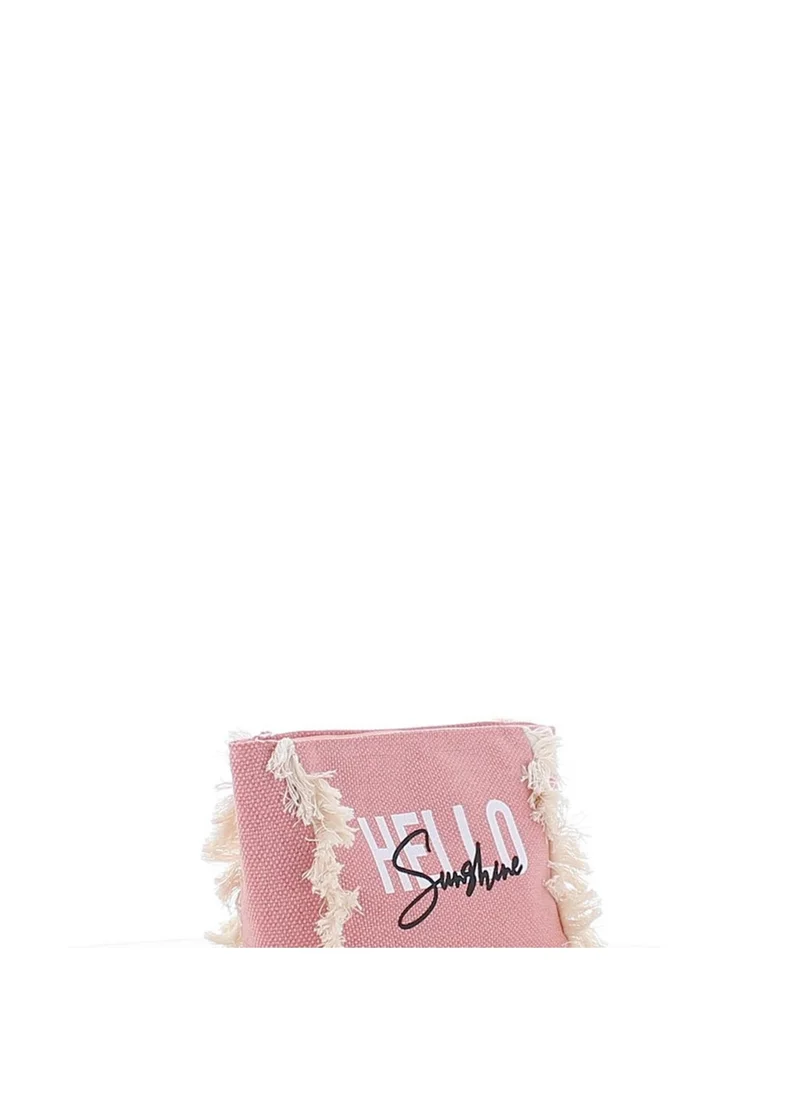 مارينا جالانتي Marina Galanti Lei Fabric Beauty Case - Coral