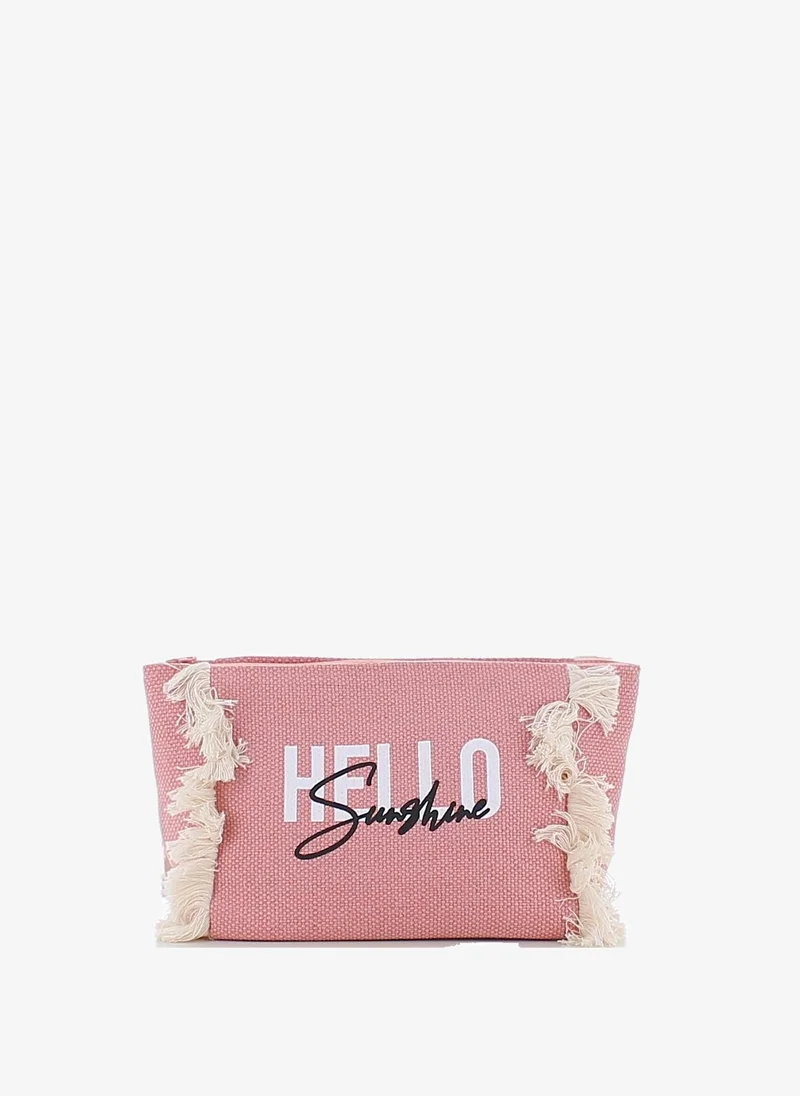 Marina Galanti Marina Galanti Lei Fabric Beauty Case - Coral