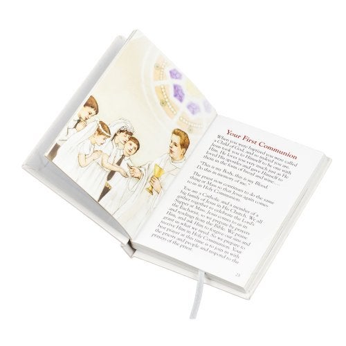 Roman 5-Piece My First Communion Gift Set for Girls – White & Gold Book and Accessory Bundle, Religious Keepsake - Image 3