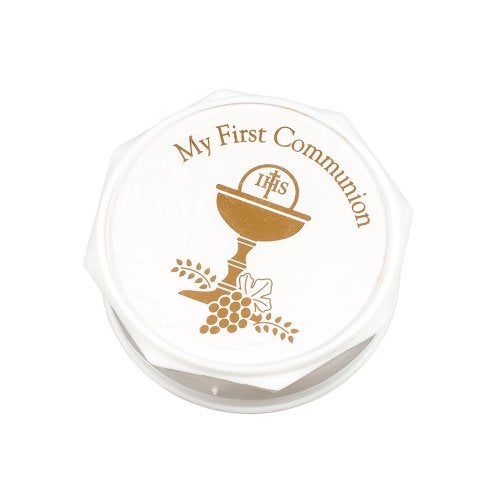 Roman 5-Piece My First Communion Gift Set for Girls – White & Gold Book and Accessory Bundle, Religious Keepsake - Image 4