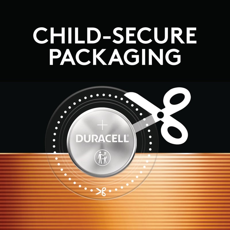 Duracell 2032 Lithium Battery, 6 Count (Pack of 1), Compatible with AirTag, Child Safety Features, Key Fob, CR2032 3V Cell - Image 4