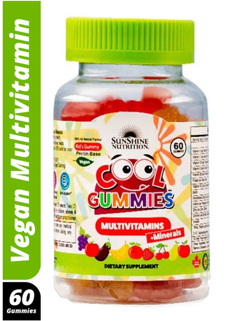 SUNSHINE NUTRITION - Cool Gummies Vegan Multivitamins - Image 1