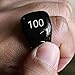 Telawah Tasbih Zikr Smart Ring Clock Adjustable Counter 2 Sizes 18 and 20mm APP Support Digital Counter Prayer Reminder Ring Waterproof 4 Digit Finger Counter Zikr Ring for Muslims Black - Image 2