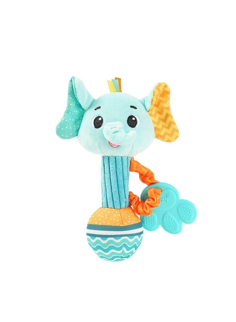 سوزي بيبي القطن العضوي هزاز عصا للأطفال حديثي الولادة مهدئا دمية طفل 0-2-year-old يد طفل لعبة هزاز الجرس - Image 1