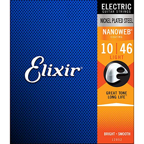 Elixir Nanoweb Electric Guitar Strings | 3 Pack | Light | 10-46 - Image 4