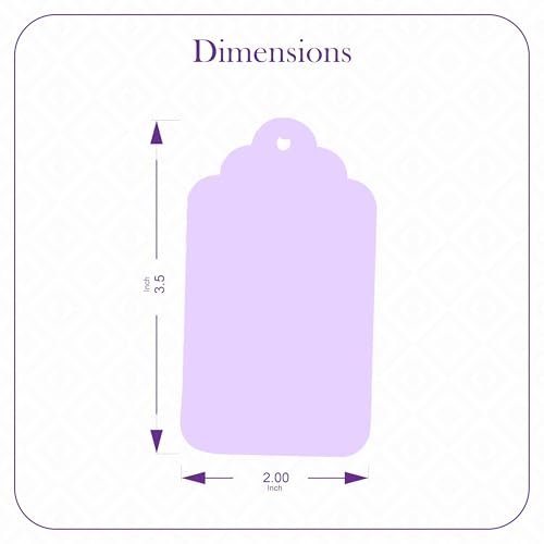 Infistyle Luggage Tags for Wedding – 25 Pcs Cardstock Wedding Luggage Tags with String, Writable Travel ID Tags for Suitcase, Gift Bags & Guest Luggage (Ivory, 100 Tags) - Image 2