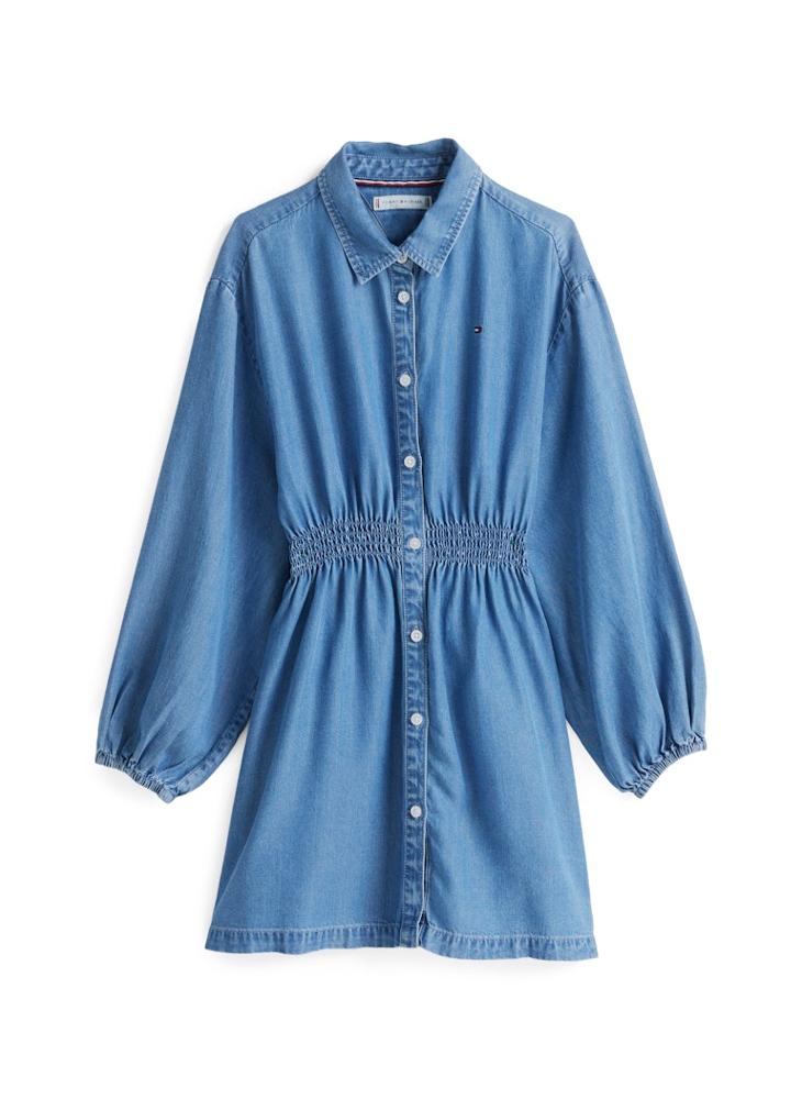 TOMMY HILFIGER - Kids Chambray Shirt Ls Dress - Image 1