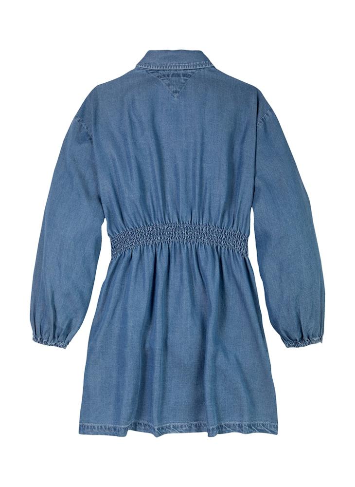 TOMMY HILFIGER - Kids Chambray Shirt Ls Dress - Image 1