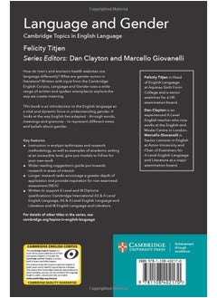 Cambridge Topics in English Language Language and Gender  - Image 2