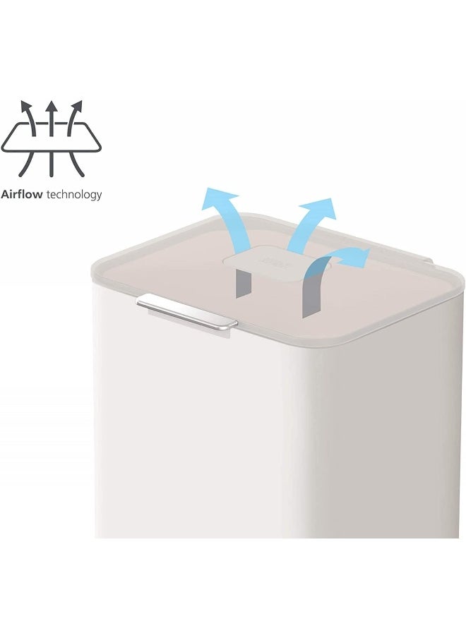 Joseph Joseph Intelligent Waste Totem Max Kitchen Trash Can and Recycle Bin Unit Max: 60 Liter/16 Gallon