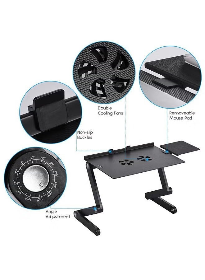 Aibecy Foldable Laptop Table Stand Black - Image 4