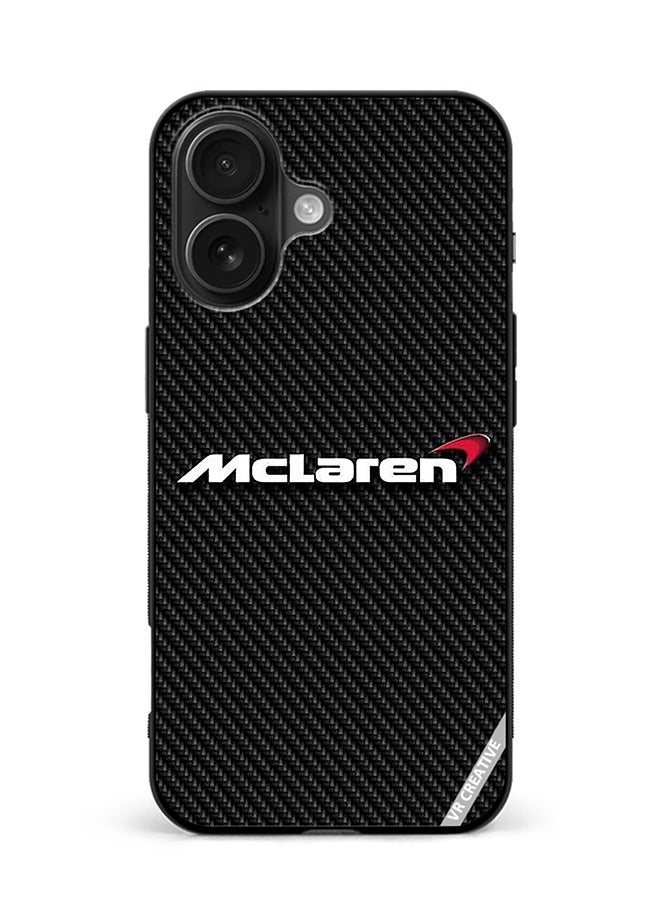 غطاء حماية لهاتف آبل آيفون 16 بتصميم مكلارين متعدد الألوان