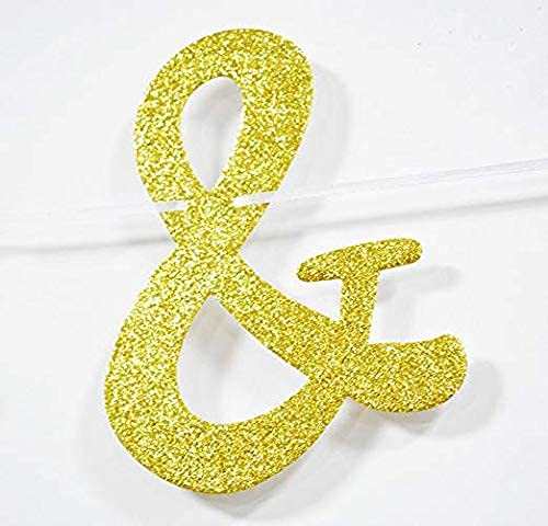 Festiko®60 & Fabulous Cursive Banner- Happy 60th Birthday Anniversary Party Supplies, Ideas and Decorations(Gold) - Image 3