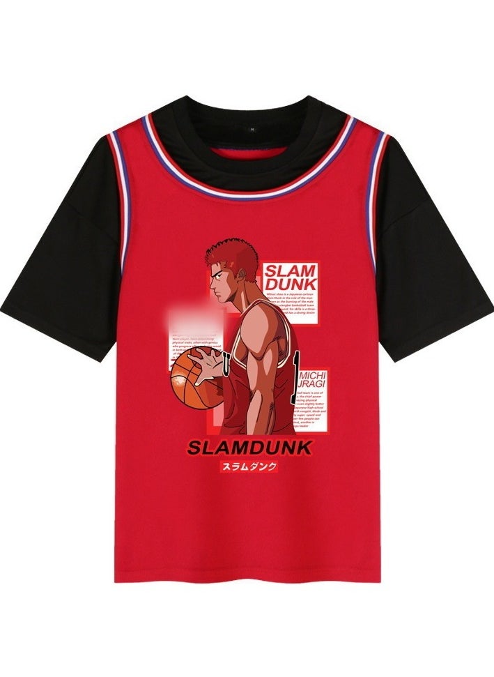 KUYING New Slam Dunk Casual Loose Short Sleeve  - Image 1