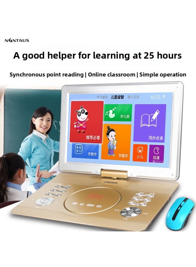 Jin Zheng Home DVD Replayable CD Player Children Learning VCD Elderly Small TV-Body Color:20 Inch Drawer Full Format Version  - Image 2