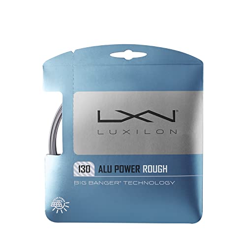 Luxilon ALU Power Rough 130 Tennis String - Set, Grey - Image 1