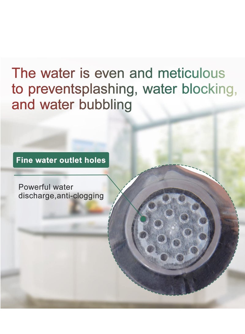 Y&D Faucet Mount Filters, Water Filter Purifier, Kitchen Tap Filtration Activated Carbon Removes Chlorine Fluoride Heavy Metals Hard for Home Bathroom 3Pack - Image 4
