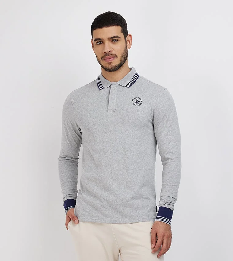 Logo Embroidered Polo T-Shirt