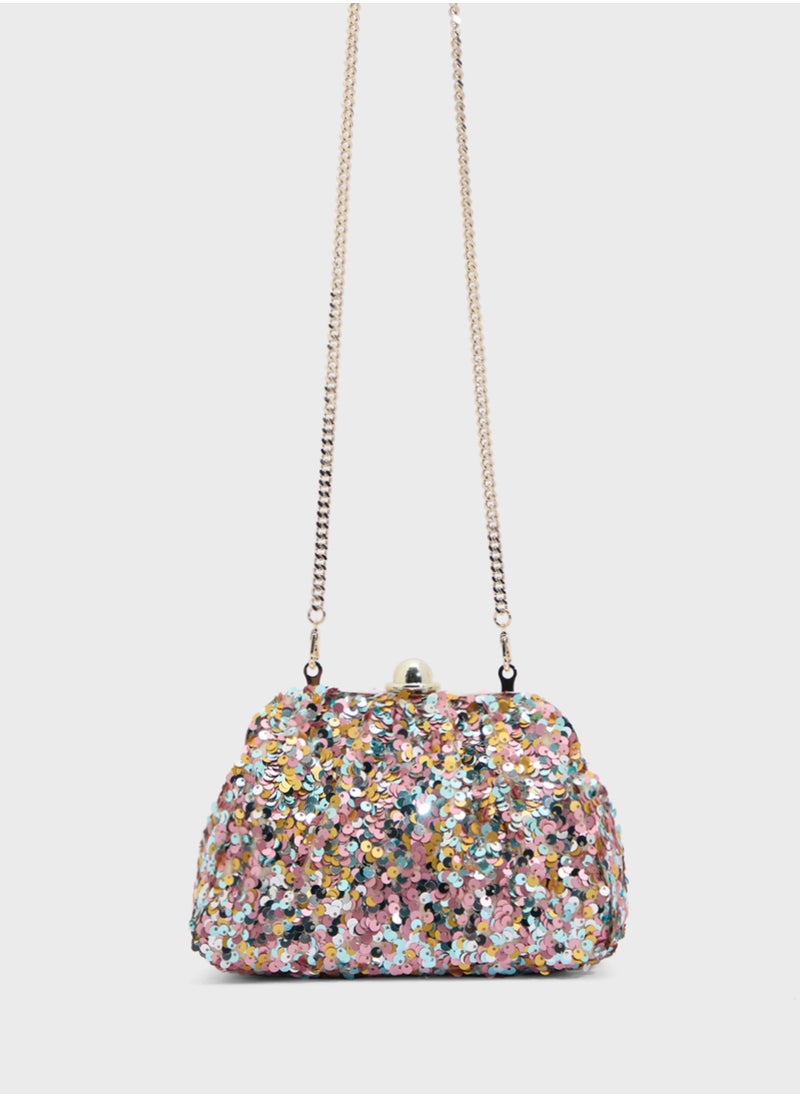 Ted Baker - Sequin Frame Clutch - Image 1
