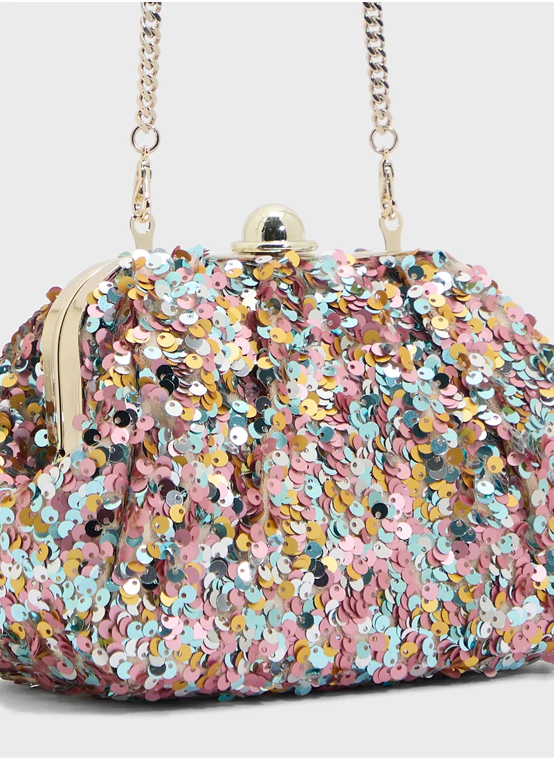 تيد بيكر Sequin Frame Clutch