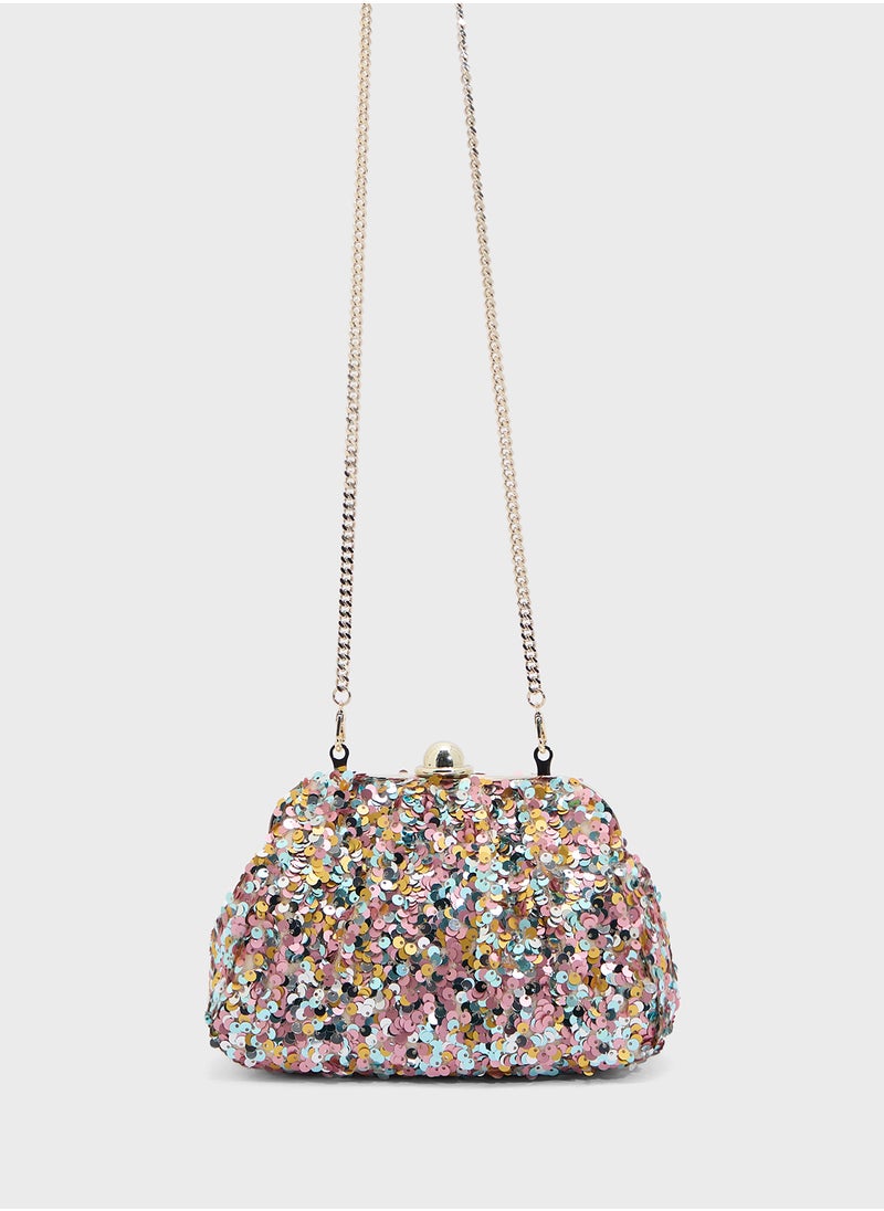 Ted Baker - Sequin Frame Clutch - Image 1