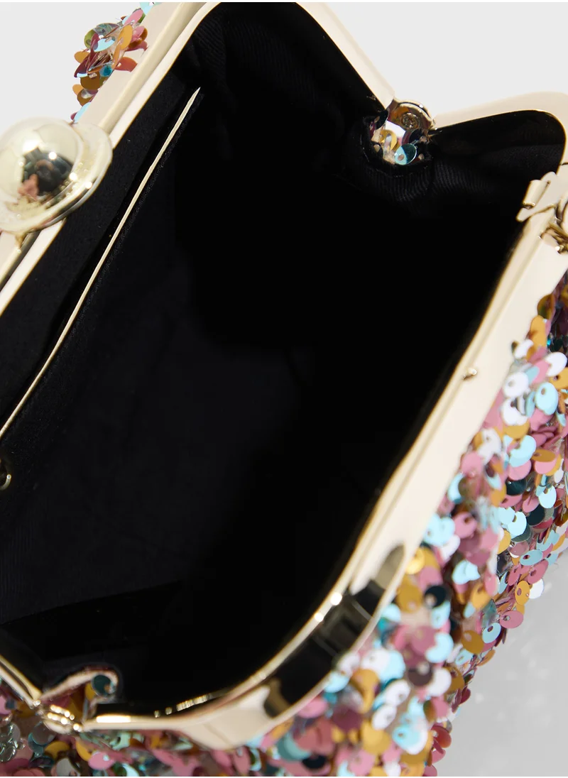 تيد بيكر Sequin Frame Clutch