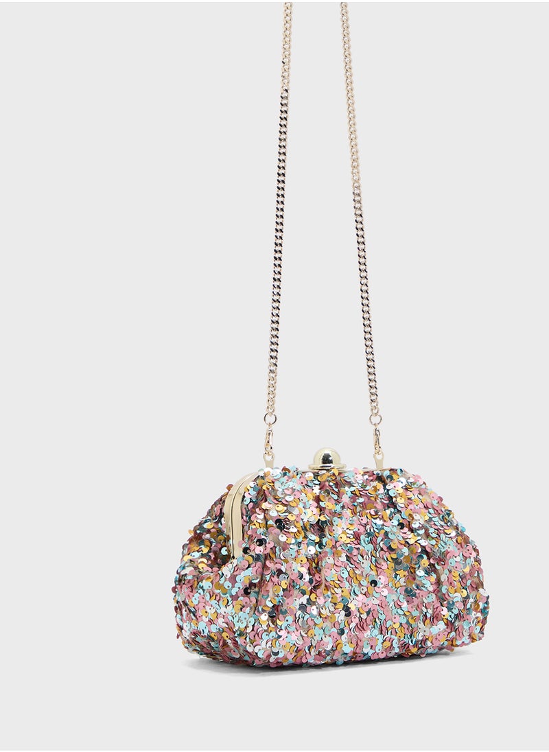 Ted Baker - Sequin Frame Clutch - Image 1