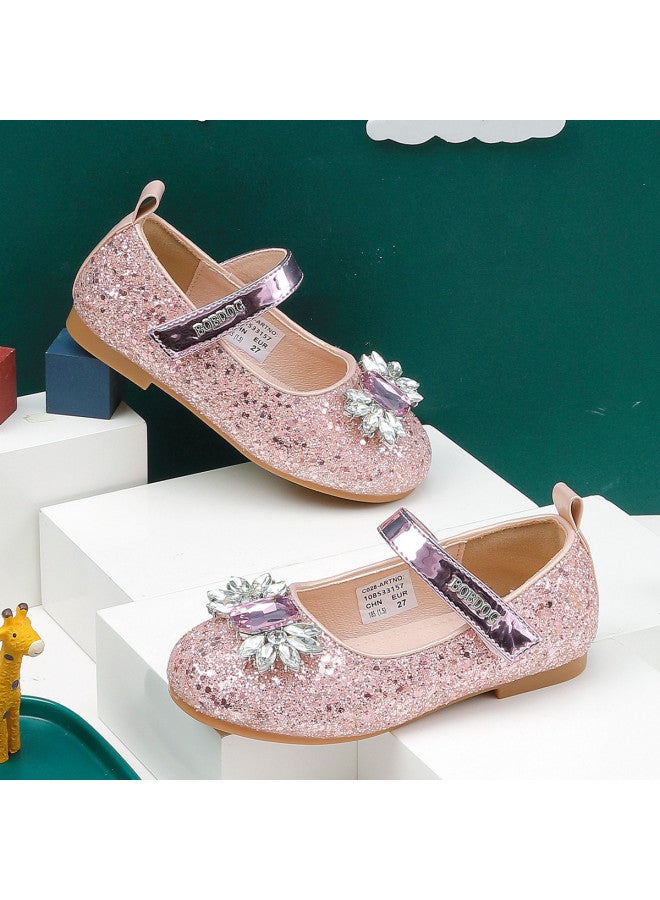 Babu Bean 【Mary Jane Leather Shoes】 موسم العودة إلى المدرسة ربيع/خريف أحذية المشي ذات النعل اللين للأداء للفتيات والأطفال الكبار أحذية أطفال موضة - Image 2